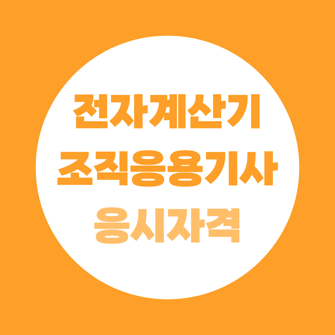 전자계산기 조직응용기사 자격증, 명칭 변경 후 달라진 점
