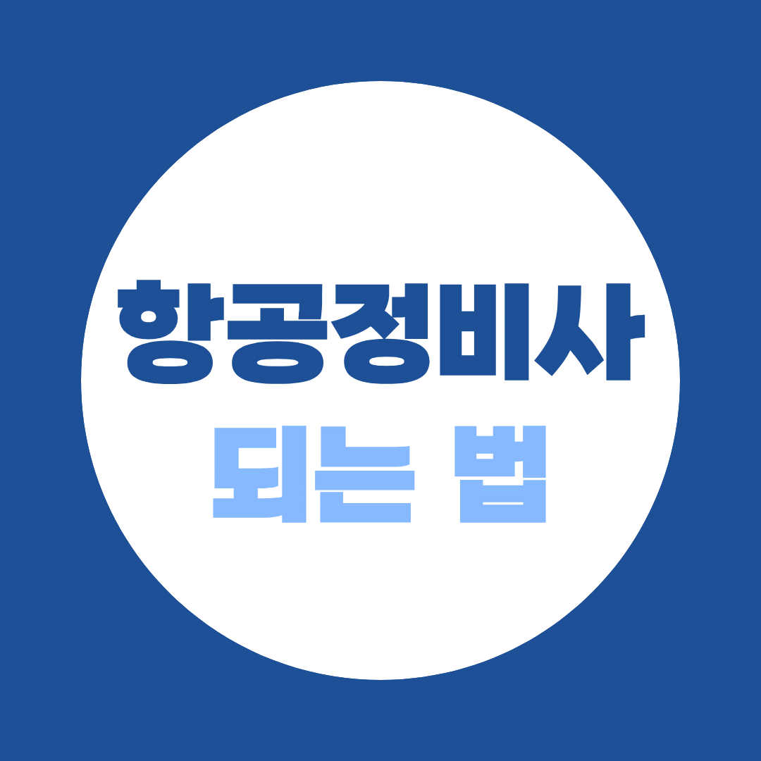 [되는 법 시리즈 ⑨] 항공정비사 되는 법 - 고졸·비전공자도 가능하다고요?