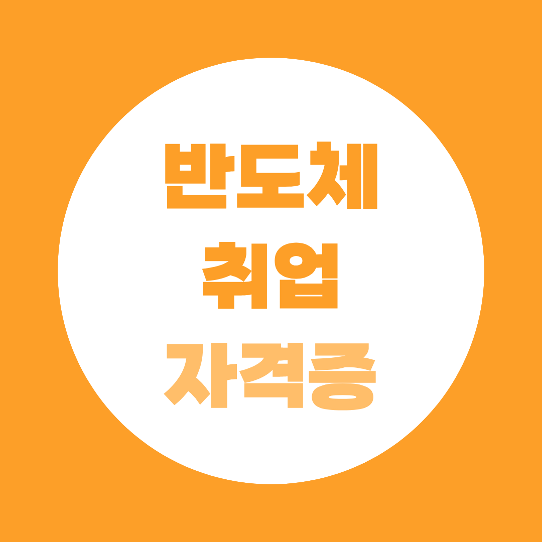 반도체 취업 자격증, 비전공자가 진짜 따야 할 건 이것입니다
