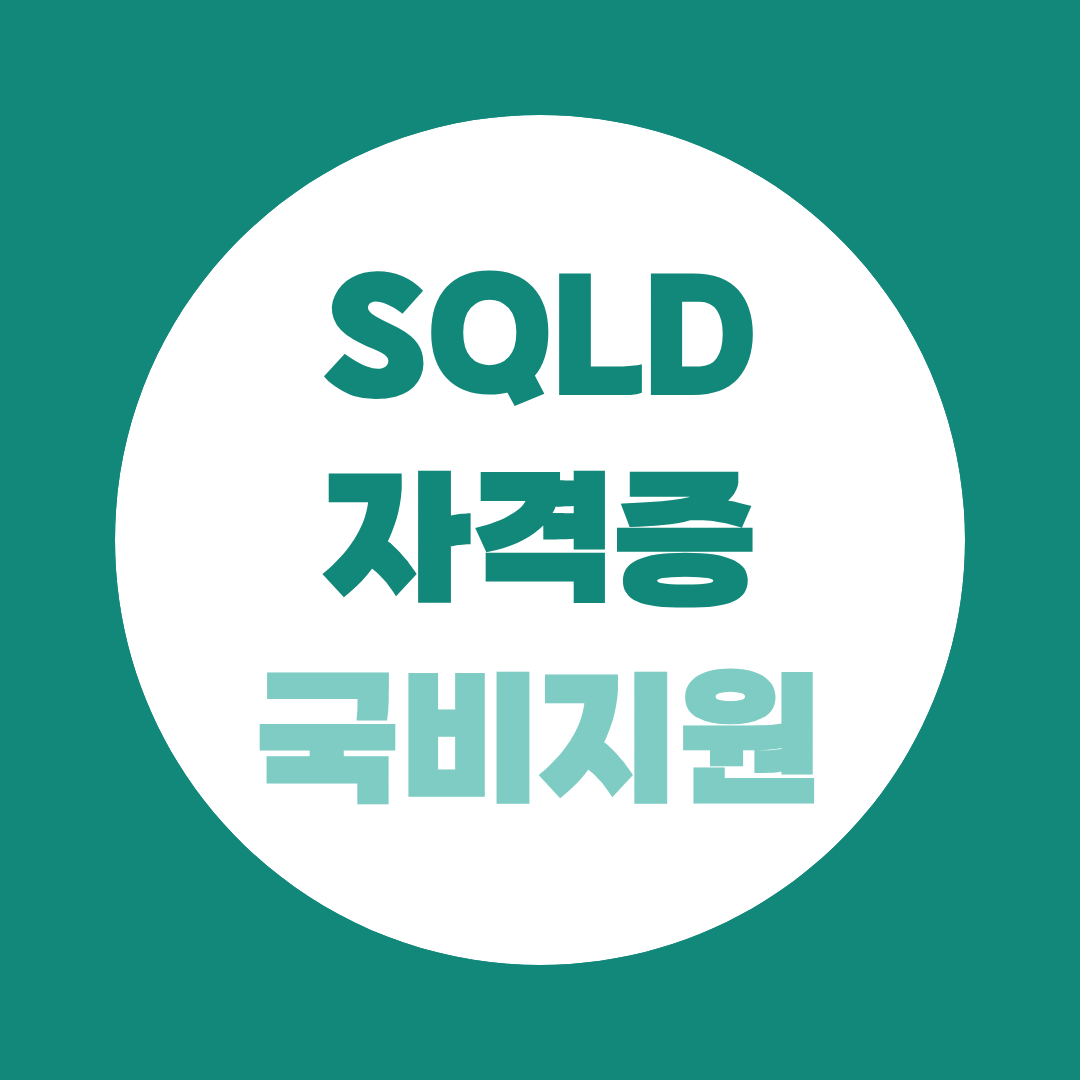 SQLD자격증 국비지원과정, 응시자격부터 내일배움카드 활용법까지