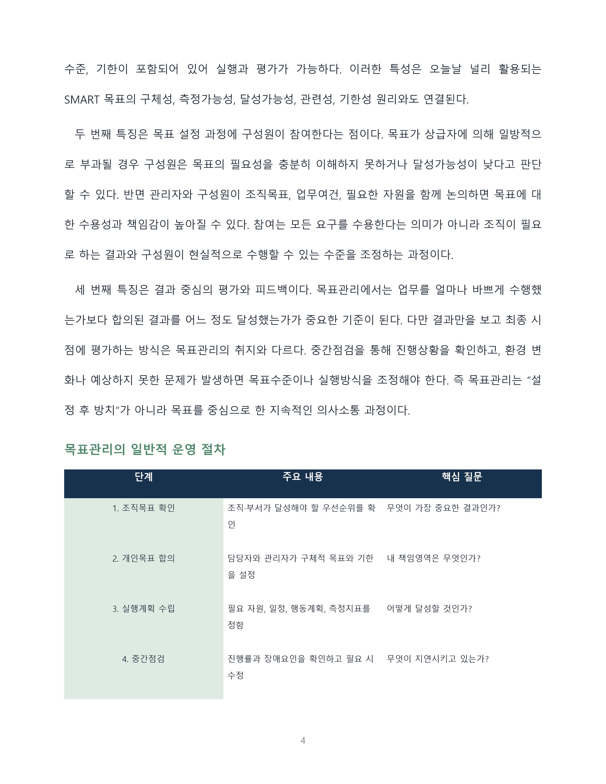 목표관리의 정의와 장단점 및 일상생활에서의 활용 방법 미리보기 4